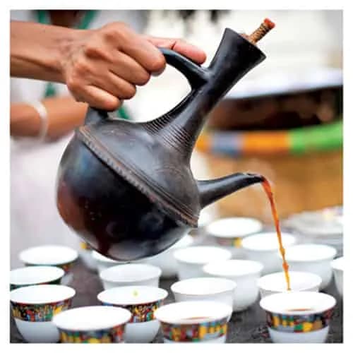 Traditional Ethiopian Coffee Ceremony